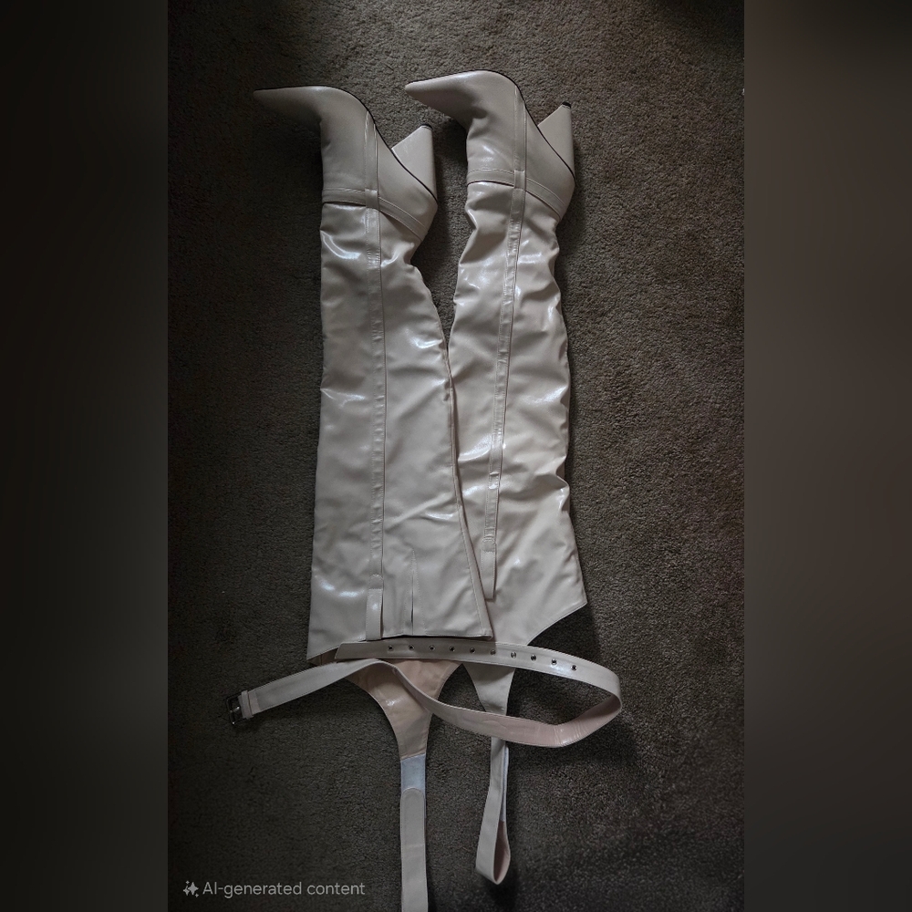 Elegant White Women's Boots